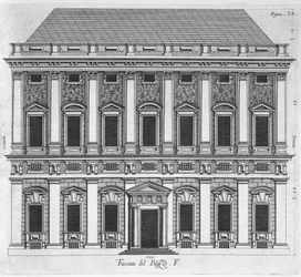 Entwurf für den Königspalast von Caserta, 1756